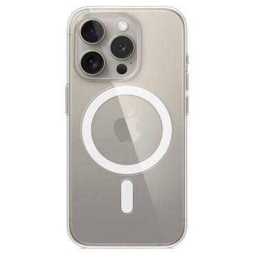 Чехлы: Apple clear case для iphone 15 pro оригинал. Отличное состояние +