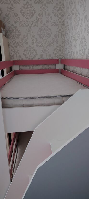 İkimərtəbəli uşaq çarpayıları: Qız üçün, Çarpayı, Matras ilə, Siyirməli -da lalafo.az — 2 İkimərtəbəli uşaq çarpayıları: Qız üçün, Çarpayı, Matras ilə, Siyirməli — 2