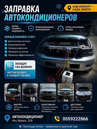 кондиционер машины: Заправка и обслуживание автокондиционеров Что делаем: - Полная — 1