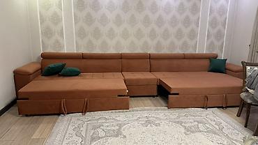 Модульные диваны: Диван модульный прямой, очень большой длины (примерно на всю стену — 8