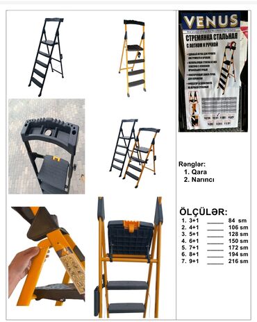 Nərdivanlar: VENUS (nərdivanlar). Yüksek keyfiyyətli rus nərdivani Hər bir — 8