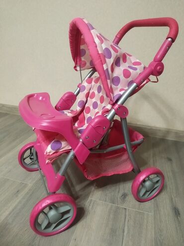 коляски игрушка: Продаю детскую игрушечную коляску, ручка регулируется, качество очень