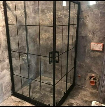 Duş kabinaları, arakəsmələr: Kvadratı 75 azndən başlayaraq istənilən ölçü və dizaynda duskabinlərin — 14