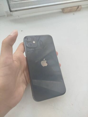 аламедин гранд телефоны: IPhone 11, Жаңы, 64 ГБ, Кара, Заряддоочу түзүлүш, 74 %