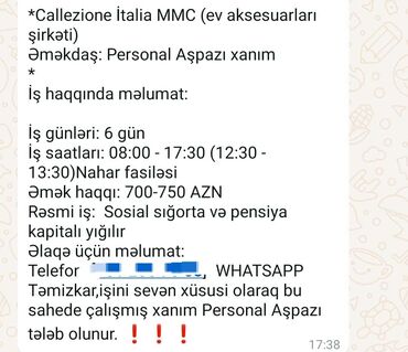 166 yuk dasima xidmeti vakansiya: Salam artıq heç kim işsiz qalmayacaq istədiyiniz sahə üzərində biz