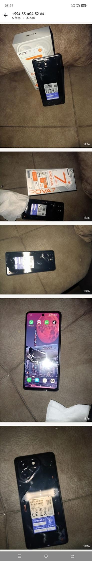 ayfon 10 x: Tecno Pova 7 Neo, 256 GB, rəng - Qara, İki sim kartlı — 3