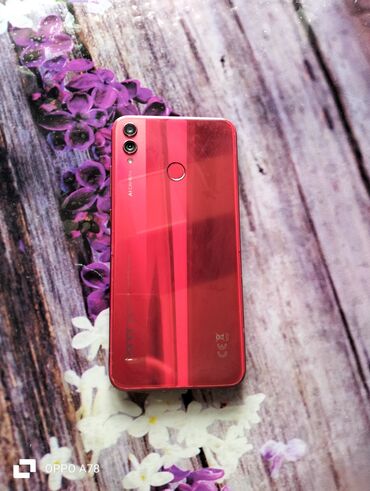 telefon fly fs 509 nimbus 9: Honor 8X, 64 ГБ, цвет - Красный, Отпечаток пальца, Две SIM карты