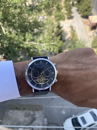 patek philipe: Klassik üslubda mexaniki qol saatı Xüsusiyyətlər: - Korpus: parlaq — 1