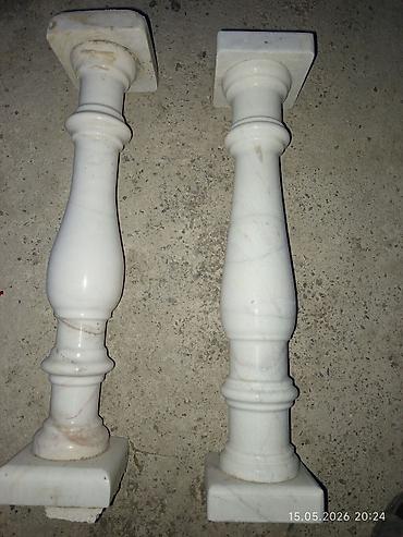 prila: Mərmər balyustr (balyustrada sütunları) – 20 ədəd - Material: təbii — 4
