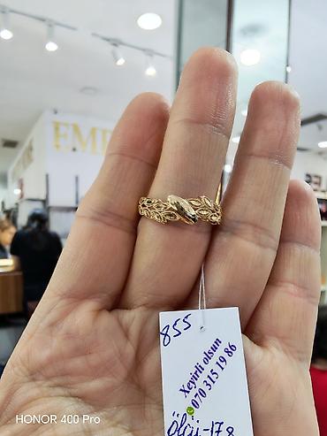 zergerlik: Toy, Üzük, Sarı qızıl, 585 Əyar, Qaşsız — 3