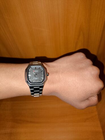 часы фирмы casio: Классикалык сааттар саат, Curren, Суу өткөрбөөчү, Эркектердики, Жаңы