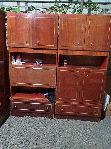 xurma ağacı: Mebel dəsti – vitrinqa/servant - Material: ağac əsaslı (qəhvəyi şpon — 1