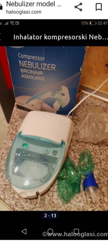 Inhalatori, nebulizatori: Inhalator kompletan ispravan 
Mirjevo — 3