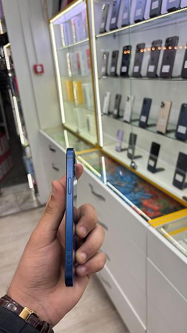 iphone 12 64 gb: IPhone 12, 64 GB, Pacific Blue, Zəmanət, Face ID, Simsiz şarj — 4