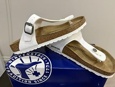 Босоножки, 38, Birkenstock, Новый, цвет - Белый