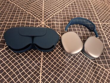 bluetooth aux: Simsiz (Bluetooth) Qulaqcıqlar, Apple, rəng - Boz