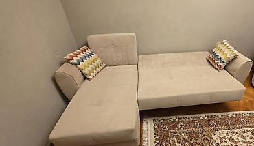Divanlar: Təcili! Merinos markalı açılan, cüt bazalı künc divan ​Qiymət: 300 AZN — 2