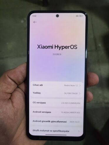 Redmi: Redmi Note 12, 256 GB, rəng - Qara, İki sim kartlı — 4