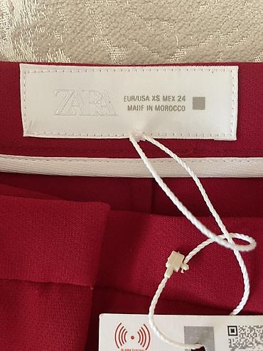 Dəstlər, kostyumlar: ZARA qadın kostyum dəsti – qırmızı rəng - Brend: ZARA - Model: Blazer — 5