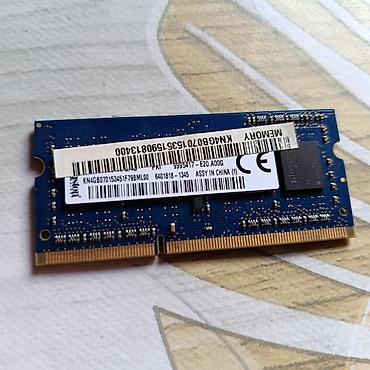 notebook qiymetleri: Kingston laptop RAM modulu (Real alıcıya endirim olacaq) - Növ — 2
