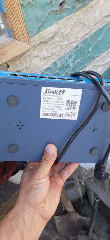 сетевые хранилища (nas) raid6: Коммутатор Linkff FF-P082B PoE синего цвета с восемью портами 10/100
