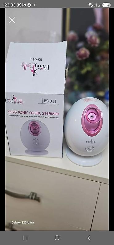 yumuru: BlingBelle BS-011 Egg Ionic Facial Steamer - Üz buxarlandırıcısı — 1