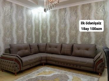 Divanlar: Künc divan kolleksiyası - Müasir dizaynlı L-şəkilli künc divanlar - — 13