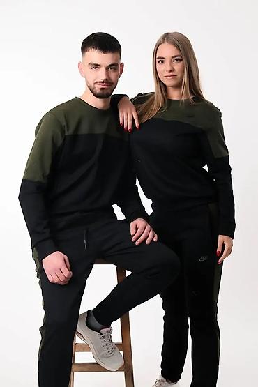 Gornji i donji deo: Uniseks trenerka komplet – bluza i donji deo - Dizajn: dvofazni blok — 2