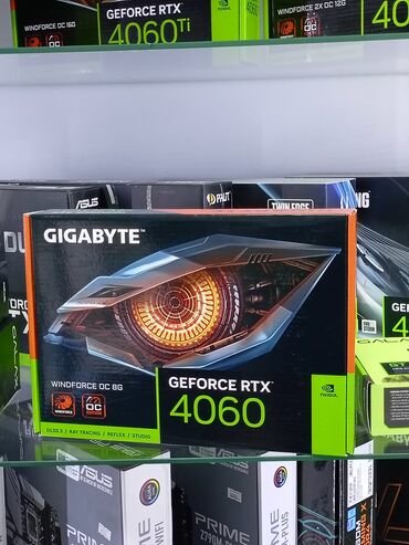 видеокарта geforce: Видео карта, Жаңы, Gigabyte, GeForce RTX, 8 ГБ, ПК үчүн