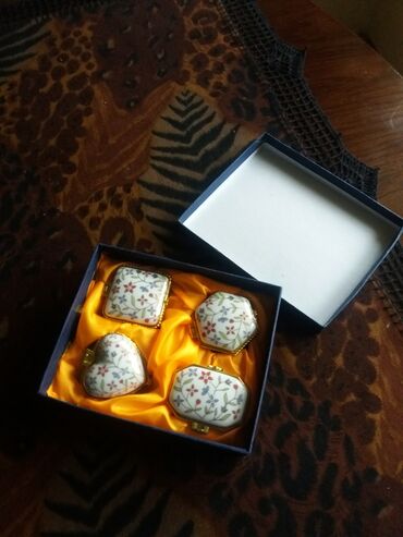 Kutije za odlaganje: Kutija za nakit, Keramika, bоја - Šareno, Novo