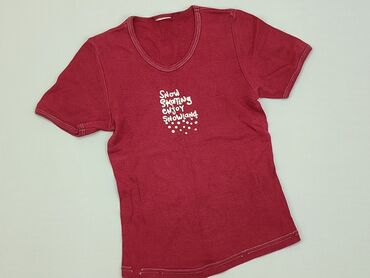 koszulka biało czerwona: T-shirt, 5-6 years, 110-116 cm, condition - Good