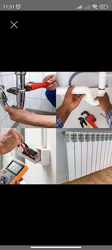 Santexnik və elektrik xidmətləri Təklif olunan işlər: - Su və