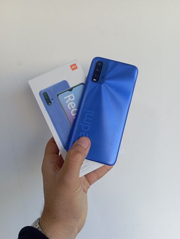 Xiaomi: Xiaomi Redmi 9T, 128 GB, rəng - Göy, 
 Düyməli, Barmaq izi, İki sim kartlı