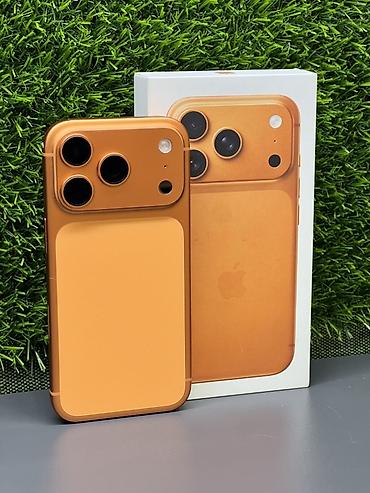 iphone 5d: IPhone 17 Pro, 256 GB, Narıncı, Face ID, Simsiz şarj, Sənədlərlə — 2