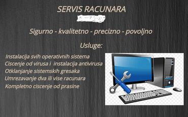 kurs za tetoviranje beograd: Servis racunara Nikola Instalacija, reinstalacija windowsa sa