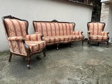 Stilske garniture: Stilska garnitura - EXTRA STANJE Trosed i dve fotelje 🛋️ Garnitura — 3