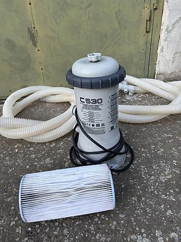Bazeni i oprema: Kartušni filter-pumpa za bazen C530 sa crevima i filterom (filter — 3