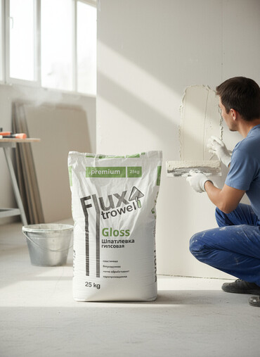 купить 3д гипсовые панели: Шпатлевка гипсовая Flux Trowel Gloss, в мешке 25 кг. Пластичная