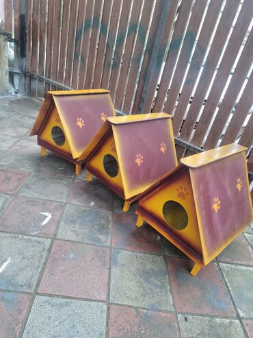 Yuvalar: Məhsul: Ev heyvanları üçün taxta evlər Təsvir: - Müxtəlif ölçü və — 2