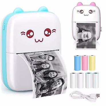 Əldə gəzdirməli printer Qiymət : 28 AZN🤩 Mini termal portativ