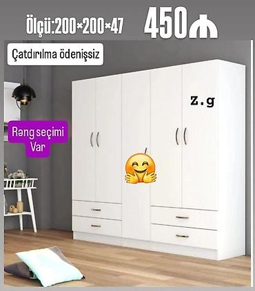 Dolablar: Dolab yeni qarderob paltar dolabı güzgüsüz — 1