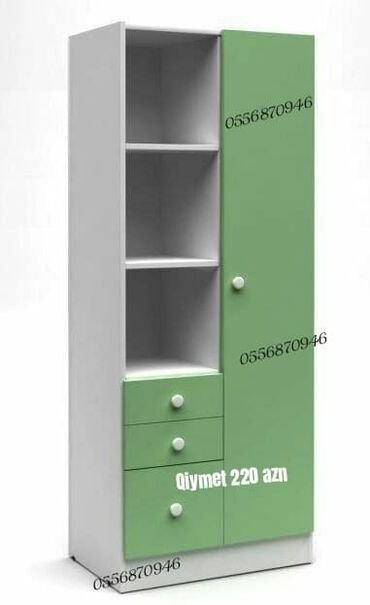 Dolablar: Yeni, Açılan, 3 qapılı Düz dolab, Şifonyer, Azərbaycan — 10