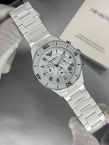 emperio armani: Yeni, Qol saatı, Emporio Armani, rəng - Ağ — 1