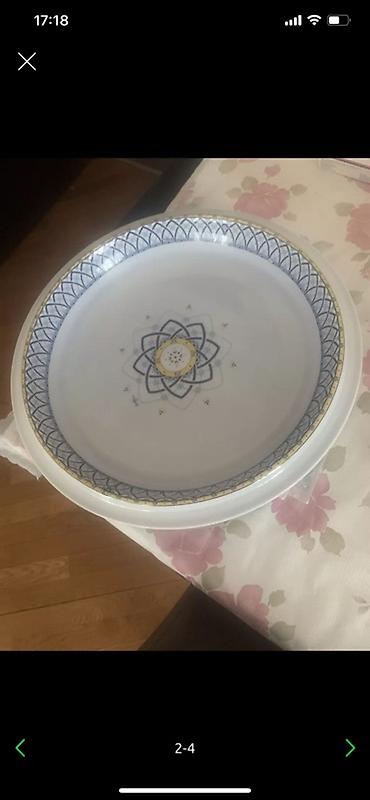 Qab-qacaq və mətbəx ləvazimatları: İtalyan istehsalı “Vjang Boutique” dərin boşqab/servis qabı - — 1