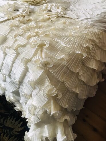 Örtüklər: Yataq üçün rəng - Bej Yataq örtüyü — 8