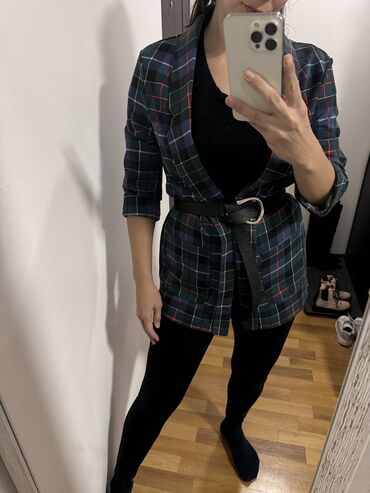 zara topic: Zara, M (EU 38), Cotton, Plaid