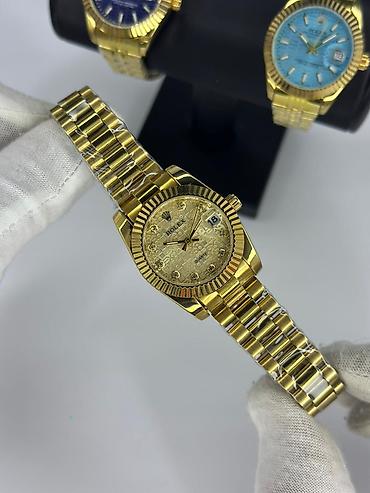 Şəxsi əşyalar: Yeni, Qol saatı, Rolex, rəng - Qızılı — 6