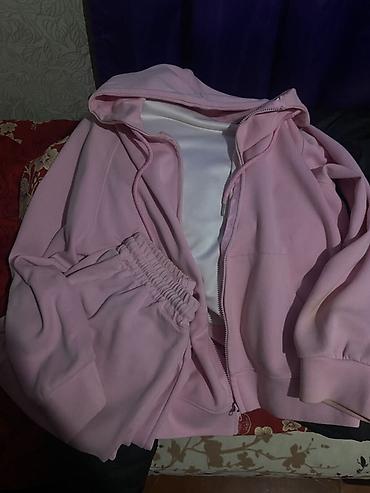 idman dest: İdman dəsti – kapüşonlu jaket və şalvar komplekti - Model: fermuarlı — 2