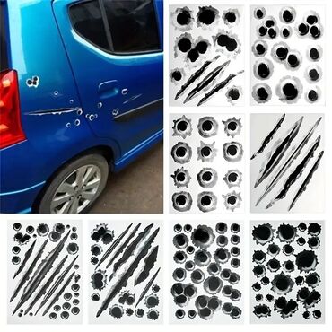 Tuning oprema: Nalepnice za auto rupe i ogrebotine od metaka
Cena:1000din/1 tabla — 14