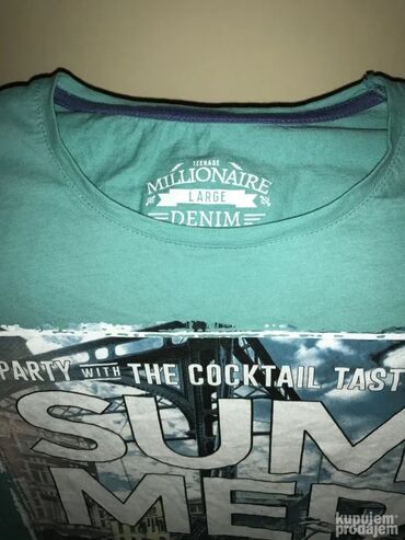 Majice: Original MILIONAIRE majica M / BILIONAIRE majica L 100% extra fine — 5